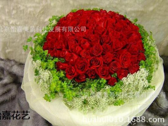 北京生日鲜花预定 北京房山区鲜花预定 情人节玫瑰花束价格