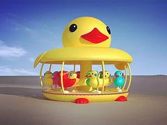 卡迪游乐供应超值的大黄鸭儿童游乐设备|开封大黄鸭游乐设备厂家