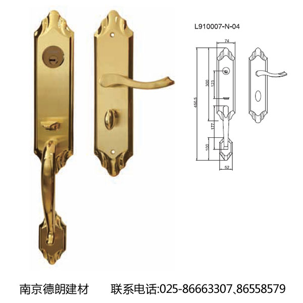 大门锁，家庭财产的{dy}重保障，大门锁，彰显主人身份的门锁