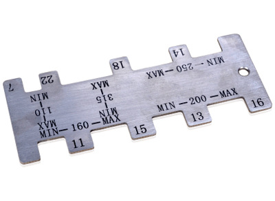 PE管焊环翻边卡尺 焊口焊缝翻边对接焊口检验评估工具热熔焊机游标卡尺SDR17.6/11