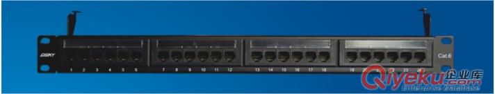 供应普天超五类非屏蔽24口网络配线架TP-UP1-24-1U-5E