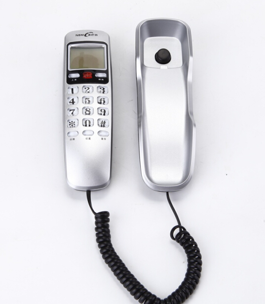 诺巴玛来电显示小分机 家用办公挂墙电话机 面包机