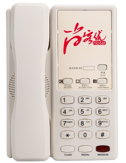 直销诺巴玛A2酒店客房电话  电话机采用ABS材料