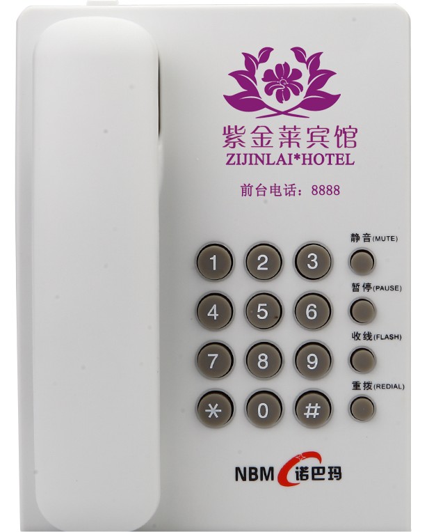 供应诺巴玛500酒店宾馆  电话机采用ABS材料