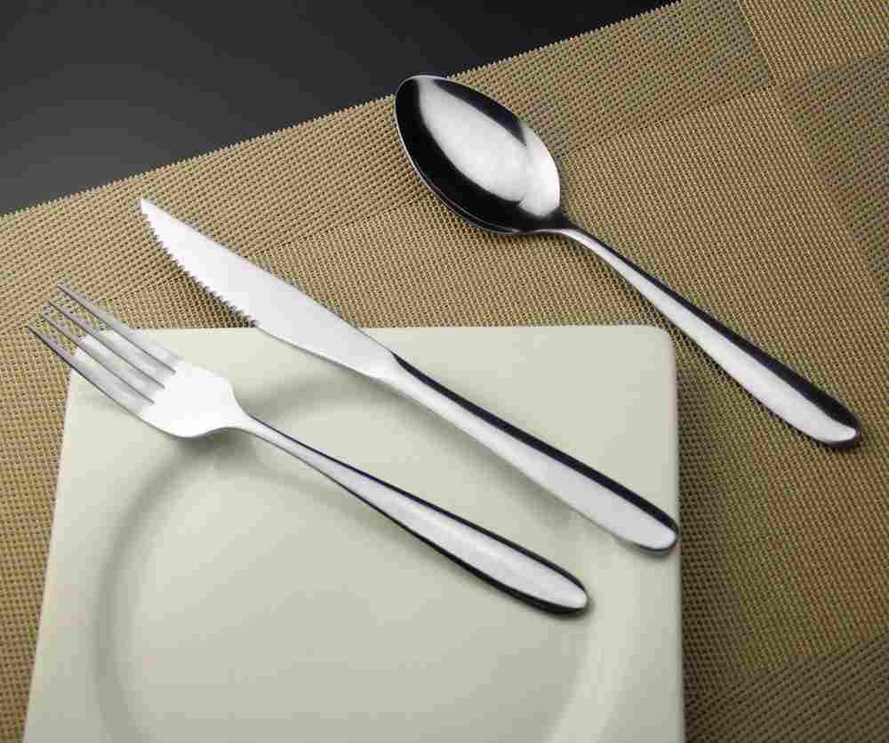 不锈钢餐具 刀叉勺 西餐酒店用品 尖圆主餐匙 甜品匙 茶匙 咖啡匙