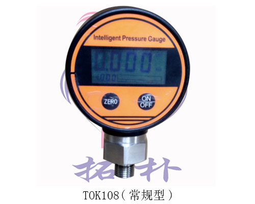 TOK108 电池供电压力表 电池压力表 数显压力表
