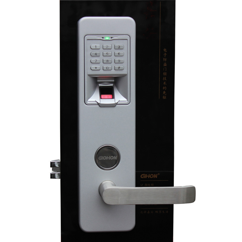 嘉安9002指纹密码锁防盗锁电子锁家用智能门锁