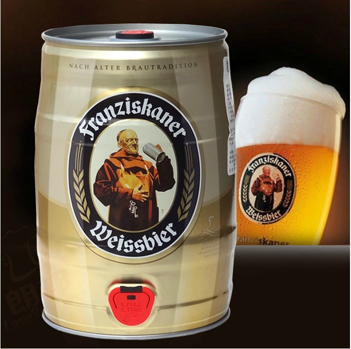 教士5L桶装纯麦啤酒  进口啤酒批发 德国啤酒 代理