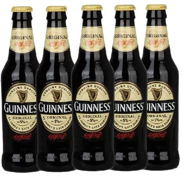 爱尔兰健力士黑啤酒330ml瓶装  进口啤酒批发