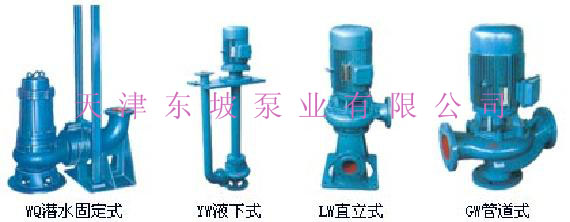 天津自动搅匀排污泵 无堵塞式污水潜水泵 性能曲线图 