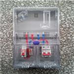供应电表箱一户1表位电子插卡式透明电表箱