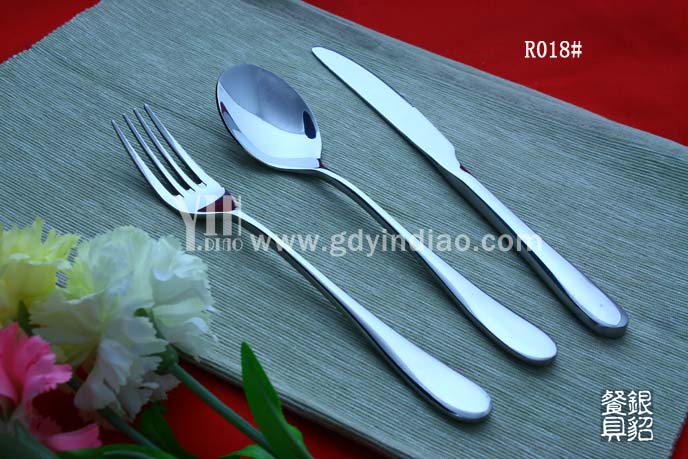 刀叉西餐餐具全套不锈钢加厚刀叉勺三件套