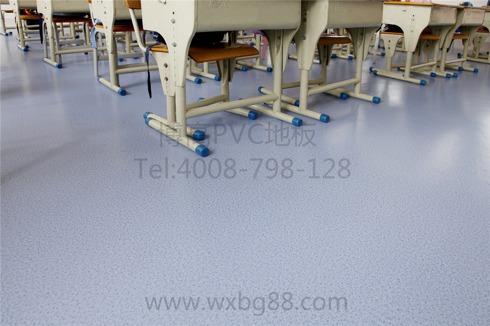 安徽培训教室耐磨室内商用塑胶地板厂家