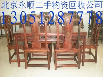 北京回收二手实木餐桌椅 北京二手饭店厨房设备回收