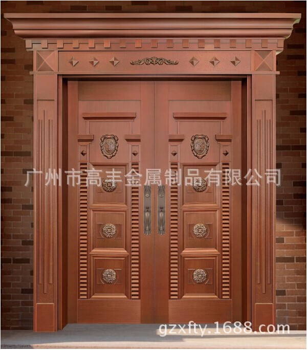 高丰铜门、广州高丰铜门、广州纯铜门制造厂、纯铜别墅铜门
