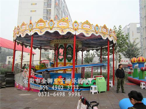 儿童游乐设备 豪华激光立交列车金狮王子游乐设备公司供应