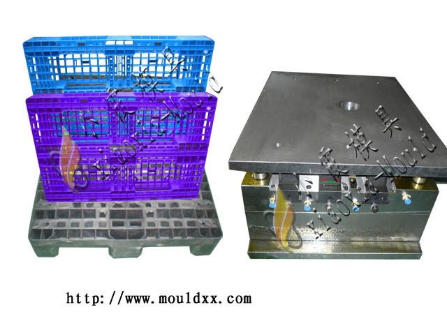 制造1.2米九脚托盘模具价格，定制田子注塑托盘模具生产 中国网格托盘模具加工