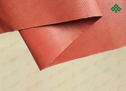 硅橡胶玻纤布 硅钛防火布 软连接专用防火帆布 红色硅胶布