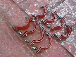 甘肃兰州重型双螺栓管夹　A6重型双螺栓管夹