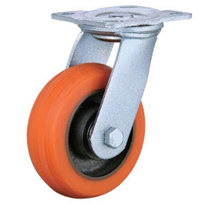 重型铁芯橡胶脚轮