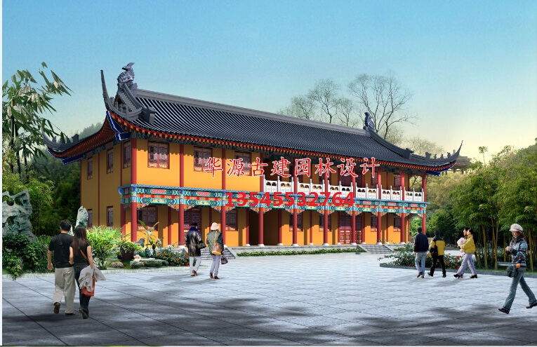 天津寺庙公司_华源古建园林工程设计