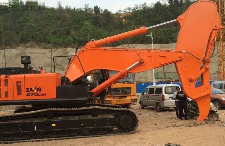 山东挖掘机两段式加长臂加工厂家_广东广州汇通机械
