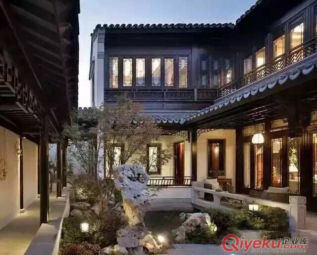 中式古建装修，仿古家居装潢设计，家庭庭院仿古装修承建