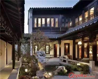 中式古建装修，仿古家居装潢设计，家庭庭院仿古装修承建