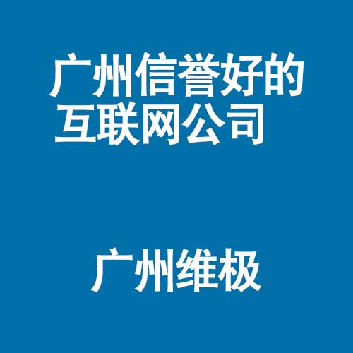 广州哪家互联网公司口碑好/维极