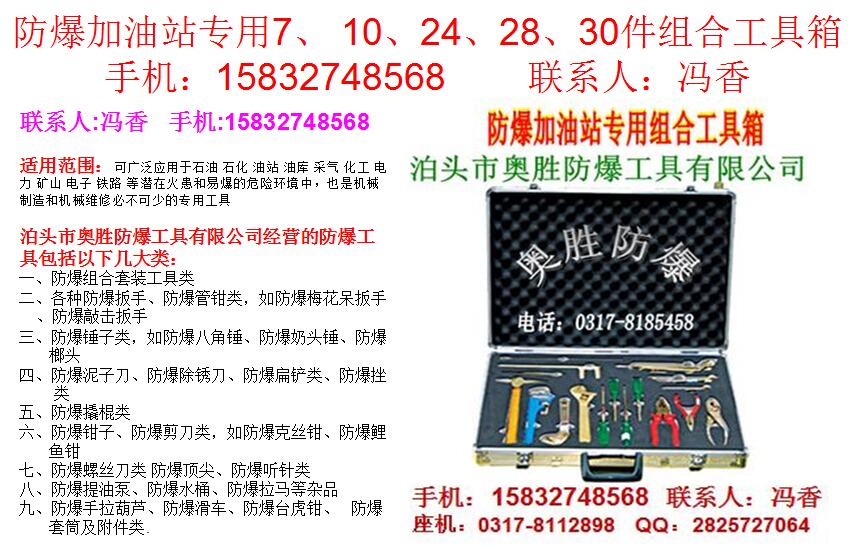 安徽 胜防 组合防爆铜工具EX-ASZH10 防爆工具组合10件套 直销供应