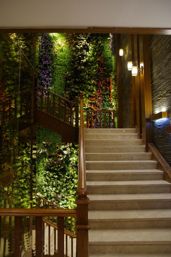 供应制作咖啡厅精品风景植物墙