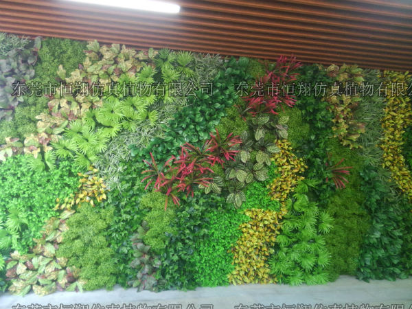 深圳华强北创客中心生态性垂直绿色植物墙