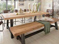 餐厅家具批发 厦门质量合格的美式乡村餐桌椅，就在富生
