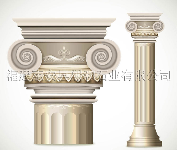 大理石雕刻外墙罗马柱 欧式西洋风格 贵族典范 厂家直销 可定做