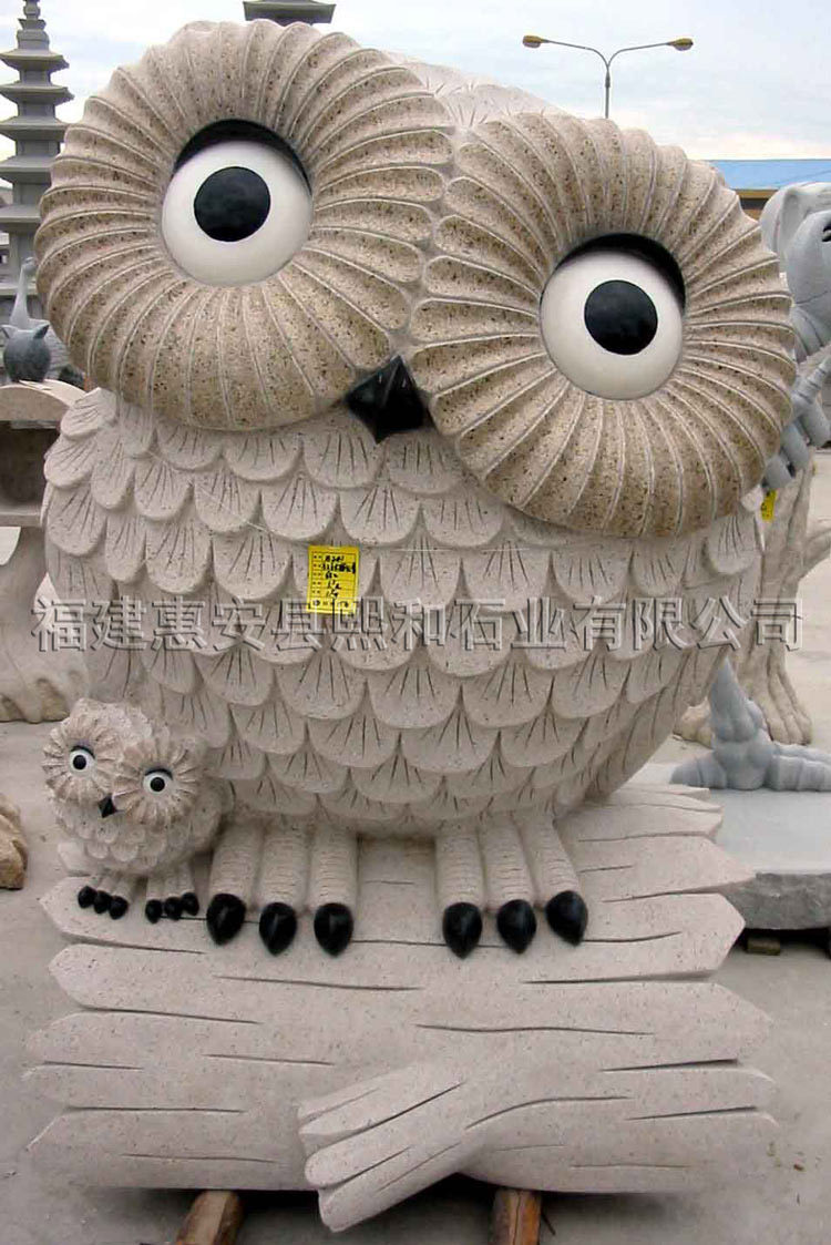 福建石雕动物厂家大量供应石雕动物鹰 zz惠安石雕厂家批发出售