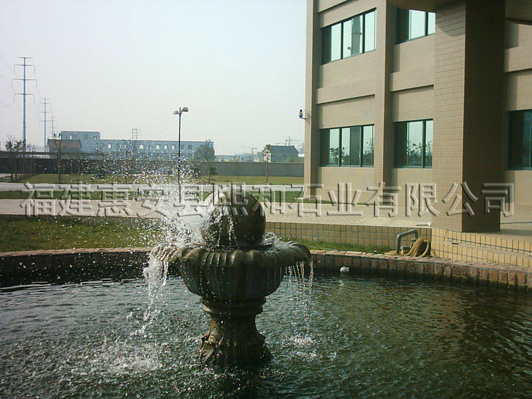广场公园装饰摆件 多种tr石材雕刻流水喷泉风水轮 精雕风水球