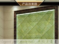 优质的天然玉石背景墙青白玉拼图推荐    ——肇庆电视背景墙设计