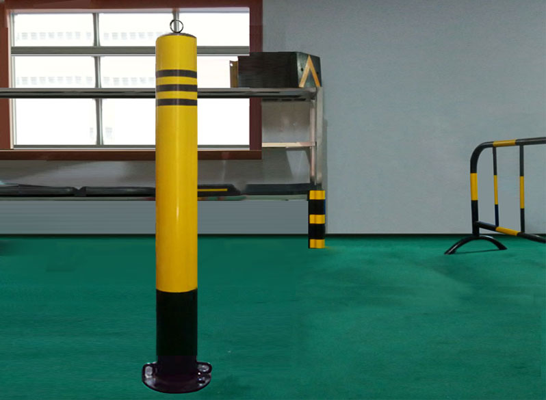 耐用安全防撞柱，1m焊管防护桩，