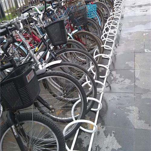东莞通用停车架螺旋停车位，碳素钢2米通用自行车停车架系列