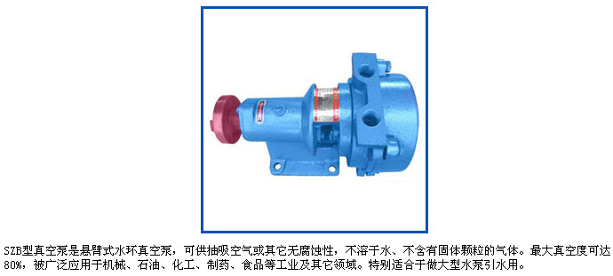 水环式SZB真空泵制造/安海泵业