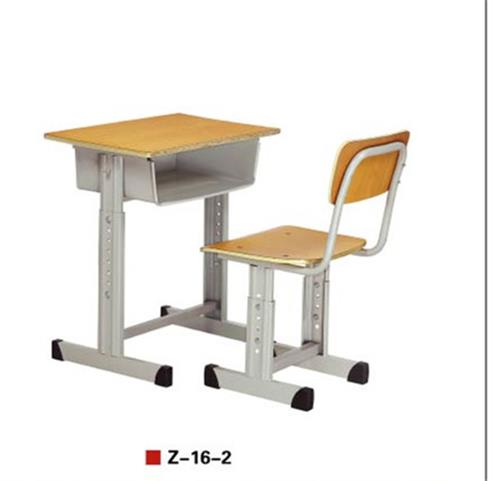 单人固定式课桌椅