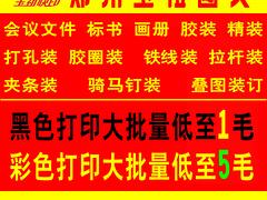 全面的会议文件标书打印就在玉祖图文设计——会议文件标书打印装订供应商