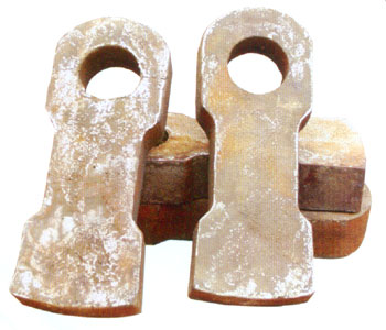 东平金立机械供应价格合理的合金铸造锤头：正规合金耐磨锤头