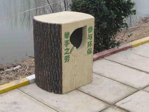 仿木垃圾桶定做价格/太行园林古建