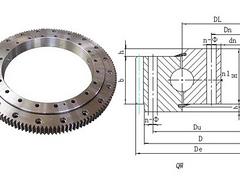 单排球转盘轴承哪家好|河南信誉好的单排四点接触球式回转支撑Q系列外齿式供应商是哪家
