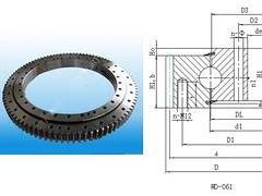 【推荐】洛阳松瑞机械畅销的轻型系列回转支承（薄型）无齿式_洛阳无齿式回转支承