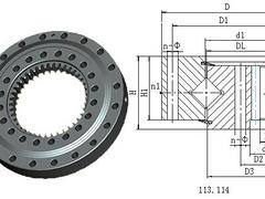大型交叉滚子转盘轴承|专业的单排交叉滚柱式回转支撑11系列内齿式供货商