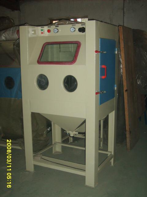 连云港手动喷砂机KH-9080A 热处理件去氧化皮用手动喷砂机