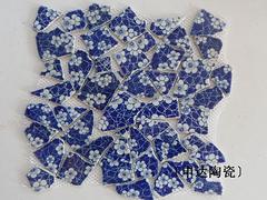 不规则碎片彩色陶瓷碎片|知名的青花陶瓷碎片供应商