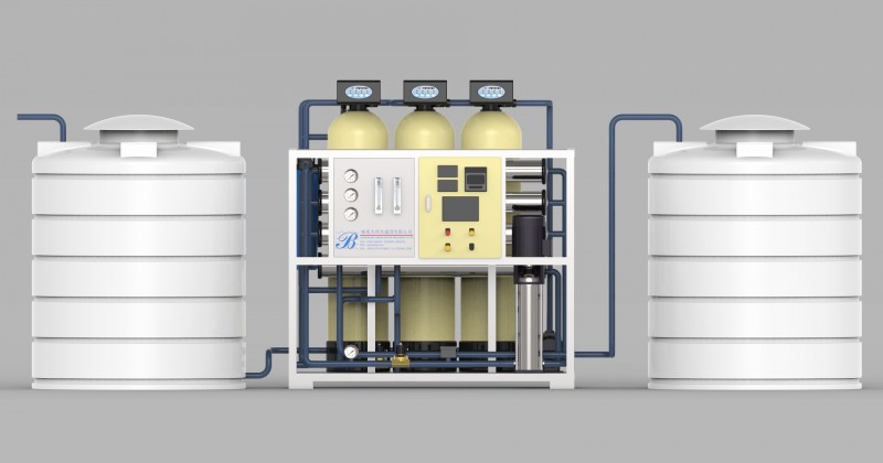 供应双级反渗透设备 RO水处理选杰邦 电路用纯水水质 SEMI标准